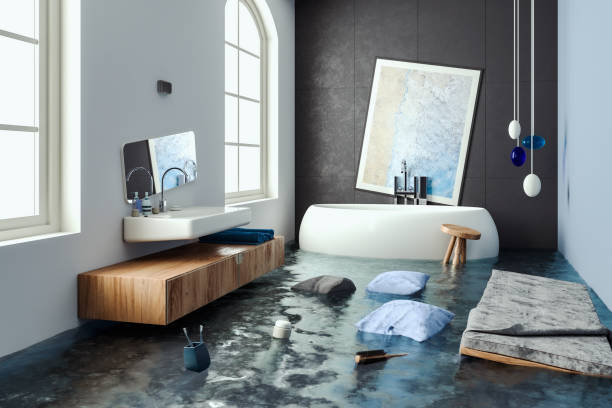 Water damage restoration process in NC